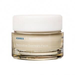 NEW KORRES pine meno-reverse restorative overnight facial cream in white